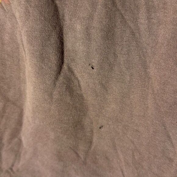 Bob Marley Rebel Music Zion Rootswear 2008 Brown 100% Cotton Graphic Crew Neck T - Picture 4 of 8